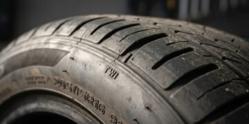A sigla ajuda a encontrar uma pequena marca ligada ao desgaste do pneu