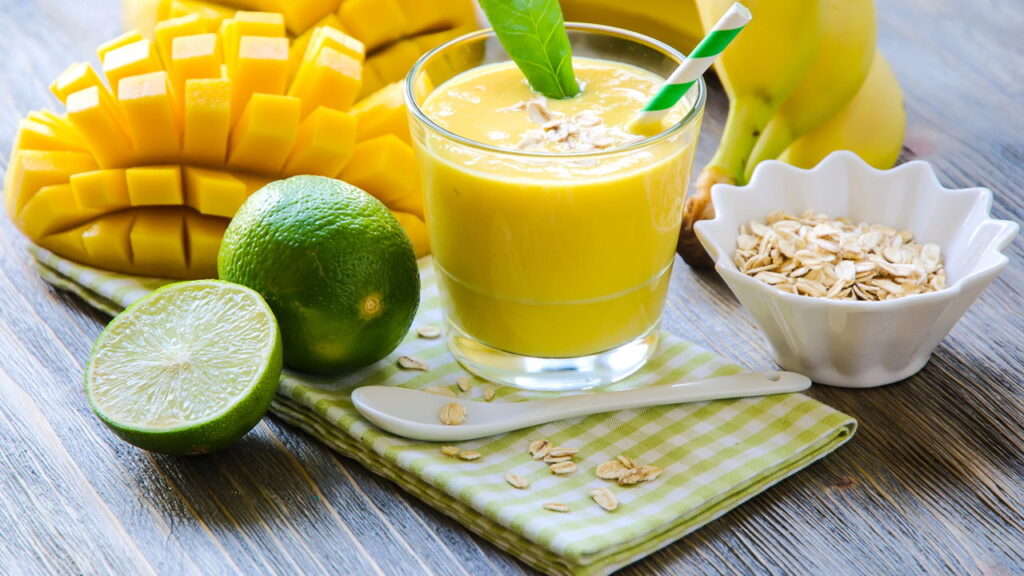 Emagreça com Sabor! Vitamina de Manga e Aveia para um Café da Manhã Completo