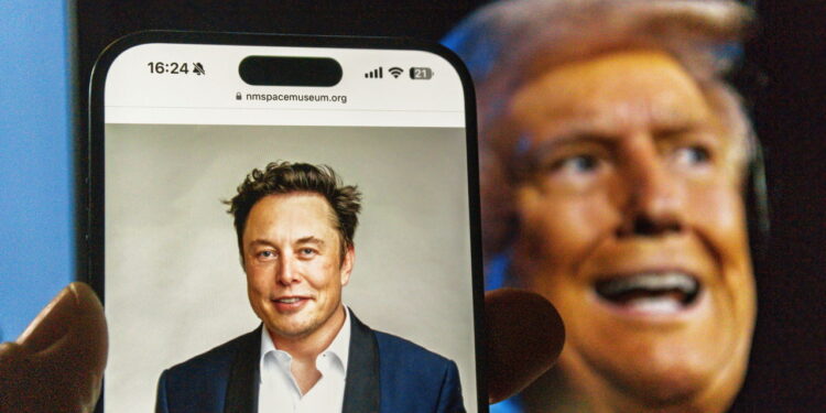 Imagem ilustrativa do Elon Musk e Donald Trump - Créditos: depositphotos.com / ifeelstock
