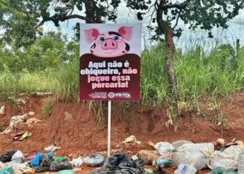 “Corno Assumido” a inusitada campanha que combate o lixo na cidade de Prata