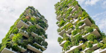 Cidades ganham edifícios com telhados verdes e jardins nas fachadas
