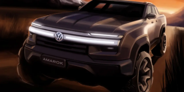Nova Amarok será produzida em 2027 com visual imponente e versões híbridas