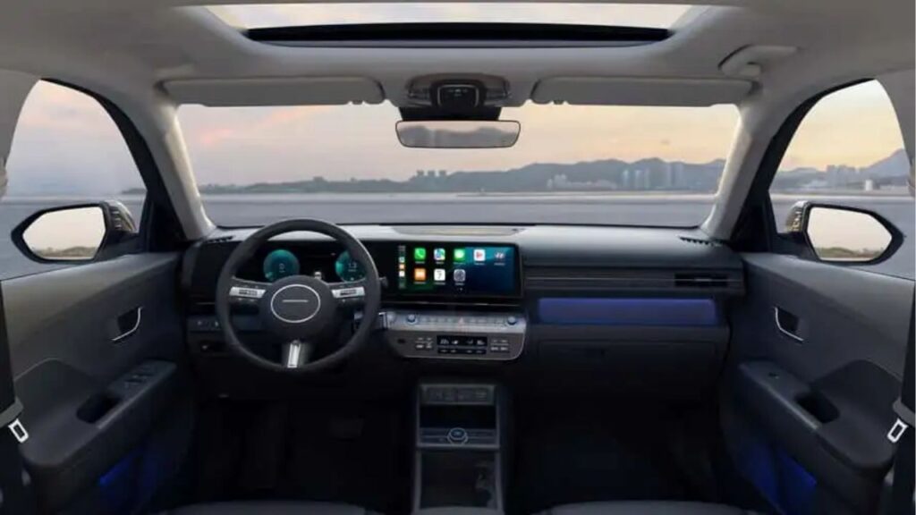 O Kona Hybrid une eficiência, tecnologia e design futurista para desafiar os líderes do segmento com detalhes que impressionam de verdade.