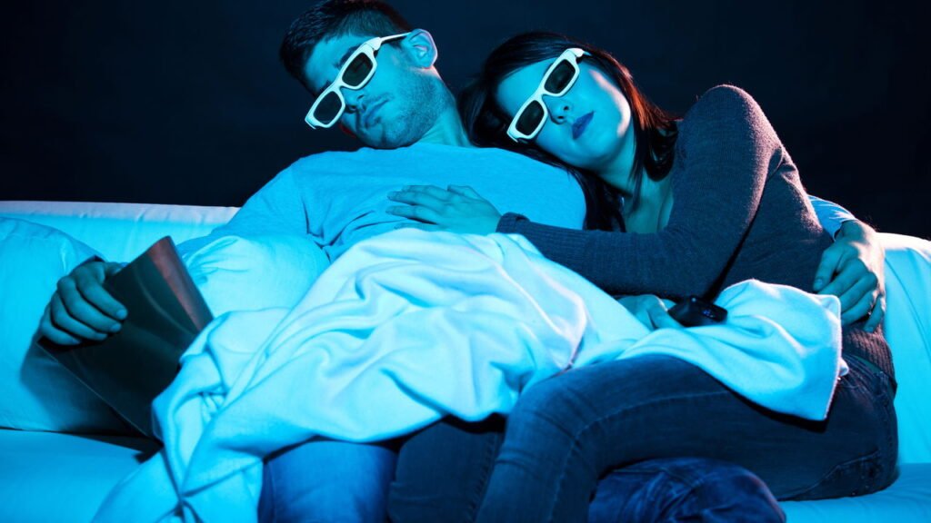 Dormir assistindo a filme