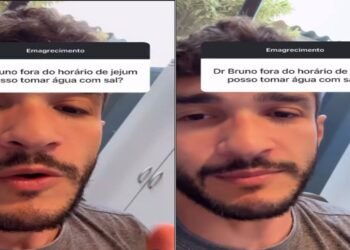 Dr. Bruno Monteze, Médico, “Pessoas que sofrem com estes sintomas devem tomar água com sal”