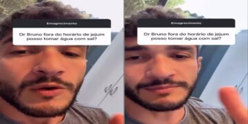 Dr. Bruno Monteze, Médico, “Pessoas que sofrem com estes sintomas devem tomar água com sal”