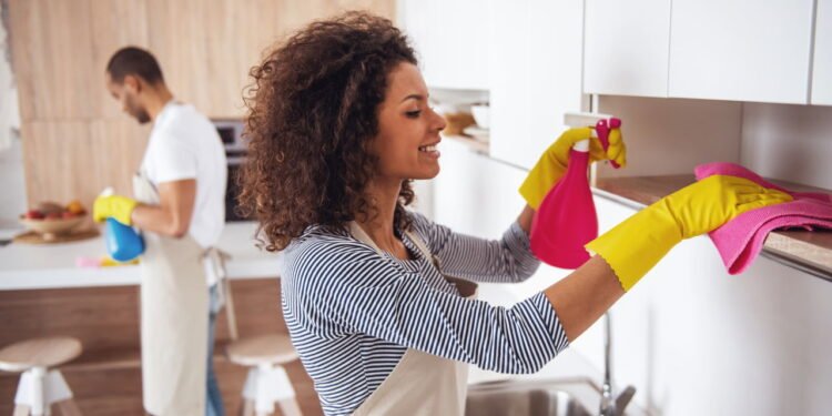 Limpar a casa antes de visitas