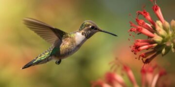 A flor mais charmosa da primavera para atrair beija-flor ao jardim