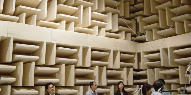 Essa sala é tão silenciosa que você consegue ouvir seu próprio sangue fluindo nas veias!