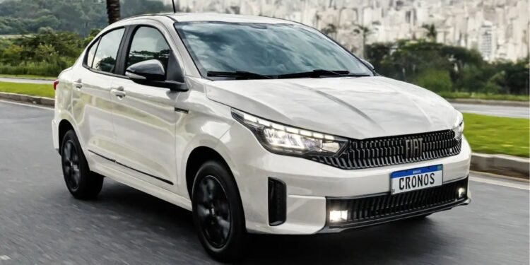 Fiat lança nova versão do Cronos 2026 com reestilização e mantendo o mesmo motor