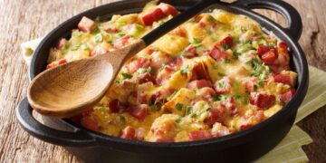 Essa batata gratinada com bacon vai roubar seu coração