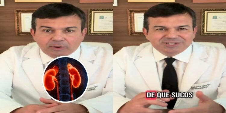 Dr Roberto Galvão falando sobre rins - Reprodução (TikTok: @nefrologista)/Créditos: depositphotos.com / magicmine
