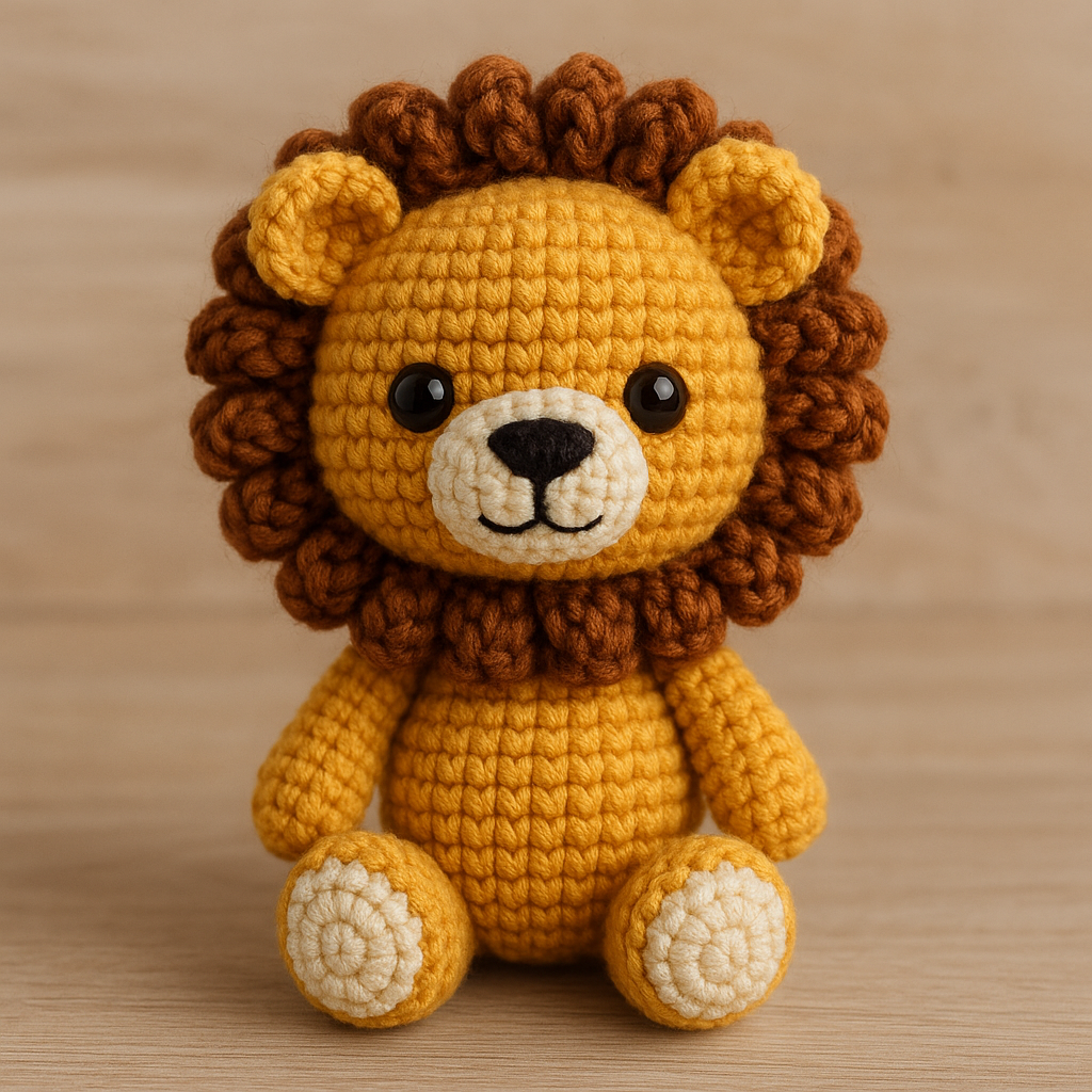 Este leãozinho de crochê virou febre nas redes sociais e gera renda extra