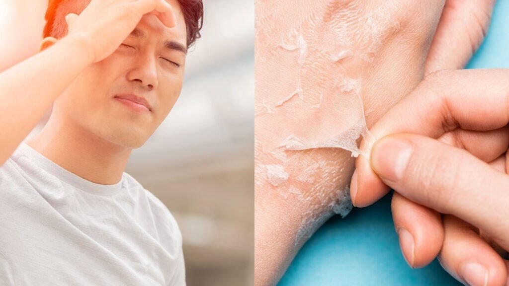 Sinais claros de desidratação