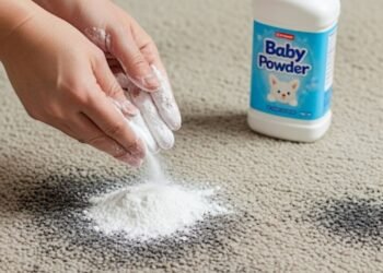 Conheça 4 maneiras inusitadas e eficientes de utilizar talco de bebê para a limpeza da sua casa
