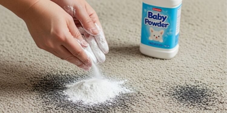 Conheça 4 maneiras inusitadas e eficientes de utilizar talco de bebê para a limpeza da sua casa