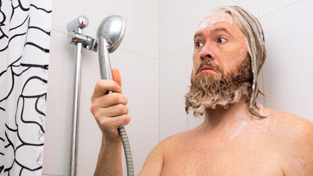 Não gostar de banho frio