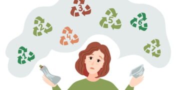 O que significam os números no triângulo das embalagens plásticas