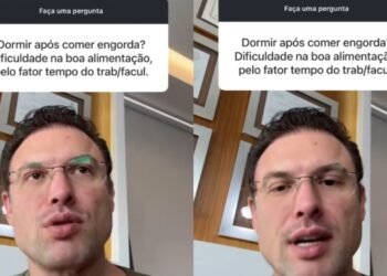 Dr. Paulo Muzy, Médico: “comer e dormir não tem problema nenhum”