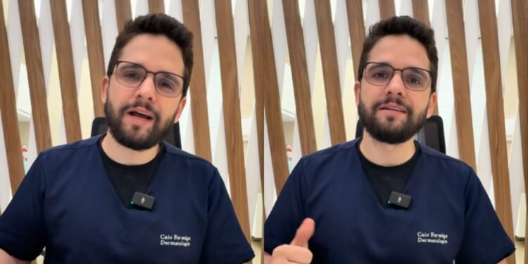 Reprodução (TikTok: @dermatoformiga)