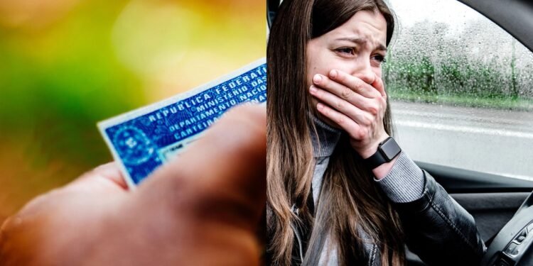 Mulher triste por perder CNH - Créditos: depositphotos.com / rafapress Créditos: depositphotos.com / natali_ploskaya