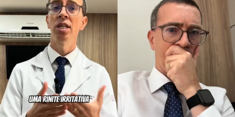 Reprodução (TikTok: @drcarlos.otorrino)