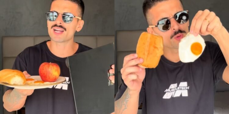 Reprodução (TikTok: @matheusdavilanutri)