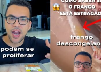 Lucas Zanandrez, biomédico, “como saber se seu frango descongelado está contaminado”