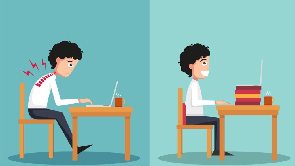 Postura correta ao sentar