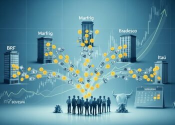 Bradesco e mais 9 empresas lideram a Ibovespa nesta semana