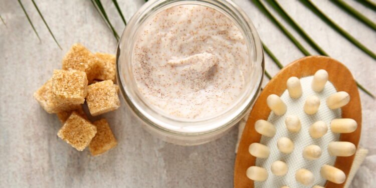 Esfoliante corporal caseiro com apenas 2 ingredientes baratinhos