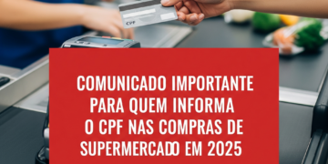 Comunicado importante para quem informa o CPF nas compras de supermercado em 2025