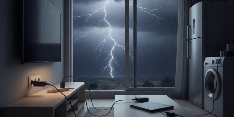 Descargas elétricas são perigosas para os eletrodomésticos