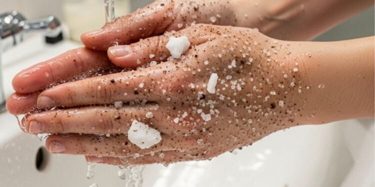 Lavar as mãos com sal e café pode transformar sua pele de forma natural