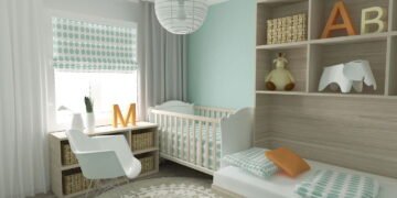 Como a escolha de cores no quarto afeta a visão e cognição do seu bebê