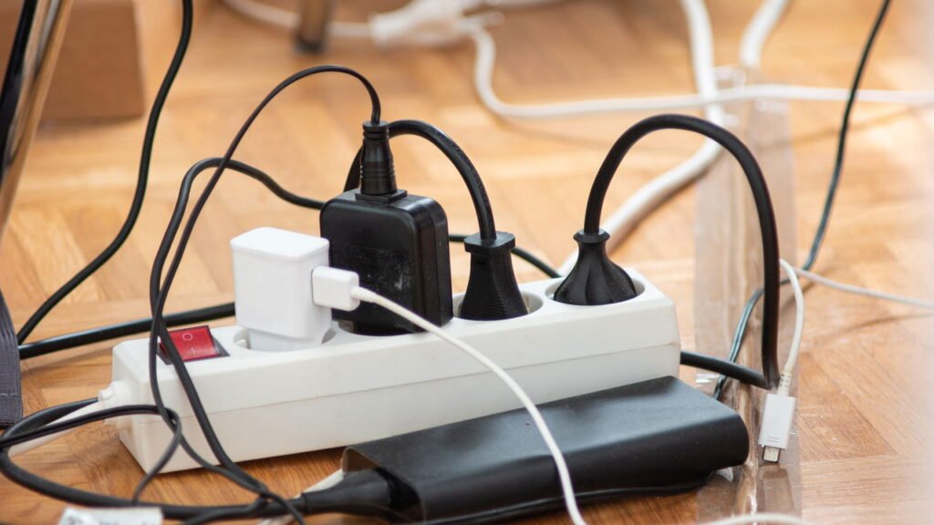 Erro comum com extensões elétricas que pode causar incêndio em casa