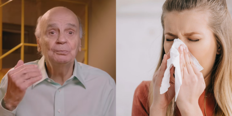 A gripe é uma infecção respiratória causada pelo vírus influenza - Reprodução (Tiktok: portaldrauziovarella )  / Créditos: depositphotos.com / AndrewLozovyi