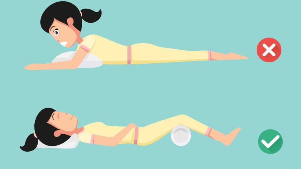 Melhor postura para dormir se você sofre de dores na coluna