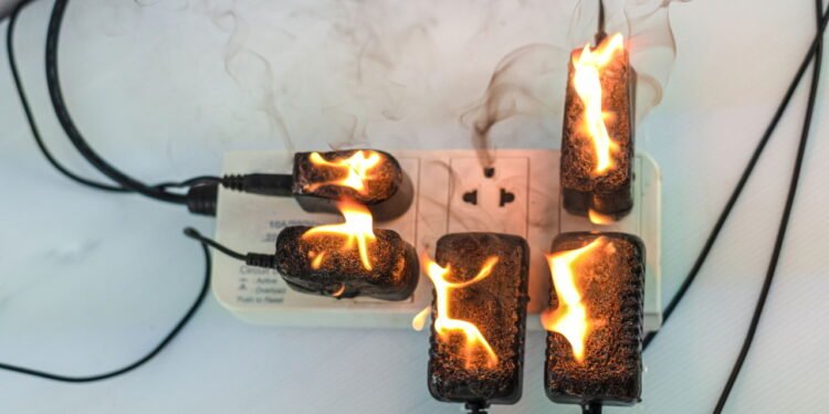 O maior erro com réguas de energia que causa incêndios em casa