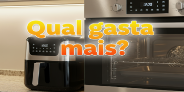 O que consome mais energia, forno ou airfryer? Um deles aumenta sua conta de luz em até 40%