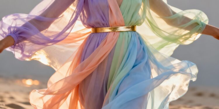 Vestidos fluidos voltam à moda e deixam o look mais sofisticado na primavera