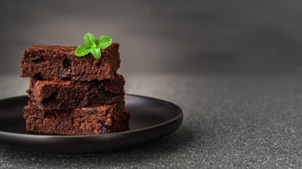 Receita de brownie sem glúten e sem açúcar que derrete na boca