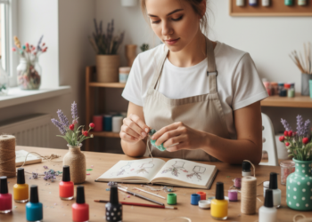 Não jogue fora frascos vazios de esmaltes, crie esses lindos mini vasos decorativos