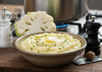 Aprendi a fazer esse purê de couve-flor, ideal para a primavera com 5 ingredientes e em 20 minutos