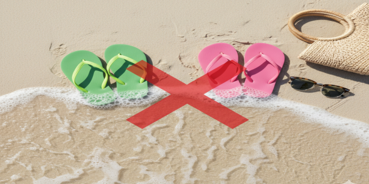 O diferencial dessas novas sandálias está no seu design esportivo e material de goma