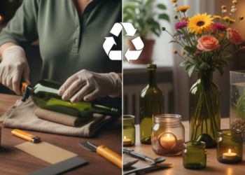 Aprenda a cortar garrafas de vidro com coisas que você provavelmente já tem em casa