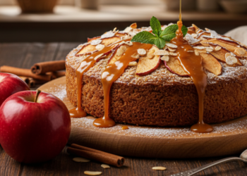 Pudim de maçã sem farinha e sem açúcar para perder peso