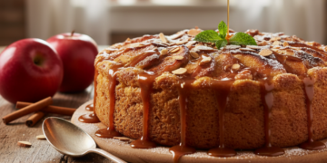 Pudim de maçã sem farinha e sem açúcar para perder peso