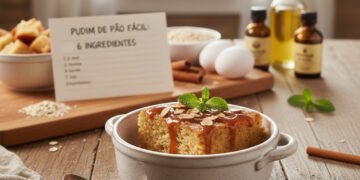 Com essa receita fácil de pudim de pão com 6 ingredientes consegui perder peso sem ter que sentir fome