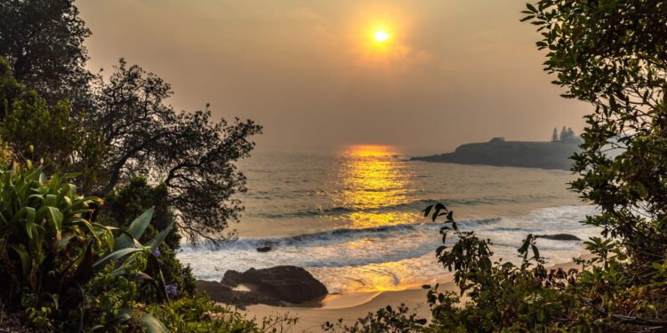 Por do sol em Kiama - Créditos: depositphotos.com / ribeiroantonio